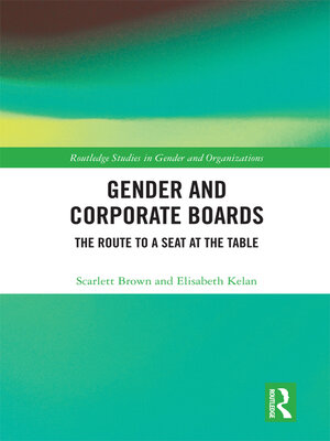 cover image of Gender and Corporate Boards